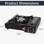 SHINESTAR Portable Dual Fuel Camping Stove 7800 BTUs