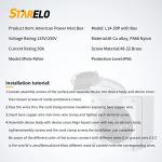 STARELO 30 Amp Outdoor Generator Power Inlet Box