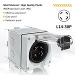 STARELO 30 Amp Outdoor Generator Power Inlet Box