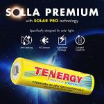 Tenergy Solla 1300mAh Rechargeable AA Solar Batteries 20 Pack