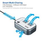 FOVAL 200W Car Power Inverter with USB Ports