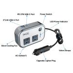 FOVAL 200W Car Power Inverter with USB Ports