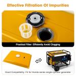 5 Gallon Yellow Fuel Tank with Filter and Gauge