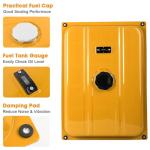 5 Gallon Yellow Fuel Tank with Filter and Gauge