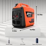 AIVOLT 1600W Quiet Inverter Generator for Camping