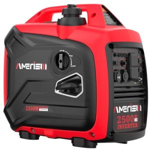 AMERISUN 2500W Portable Inverter Generator with CO Sensor