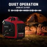 AMERISUN 2500W Portable Inverter Generator with CO Sensor