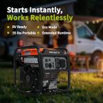 GasXcel 4000W Portable Inverter Generator for Outdoor Use