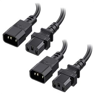 Cable Matters 2-Pack 6ft Power Extension Cords