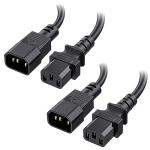 Cable Matters 2-Pack 6ft Power Extension Cords