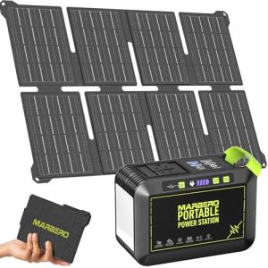 MARBERO 80W Solar Generator with 25W Panels