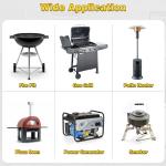 Jasdego 3/4'' 70ft Flexible Gas Line Tube