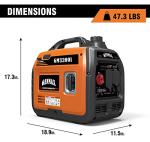 GENMAX 3200W Portable Generator for Camping & Home