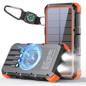 Solar Power Bank 49800mAh with Fast Charging