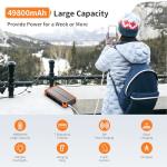 Solar Power Bank 49800mAh with Fast Charging