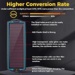 SUNAPEX 12V Waterproof Solar Battery Charger Kit