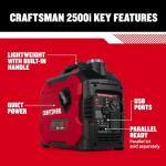 Craftsman 2,500-Watt Portable Gas Generator