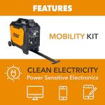 Pulsar 4000W Dual Fuel Portable Inverter Generator