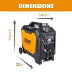 Pulsar 4000W Dual Fuel Portable Inverter Generator