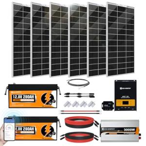 ECO-WORTHY 1200W Off-Grid Solar Power System