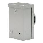 Reliance Controls 30-Amp Power Inlet Box, Gray