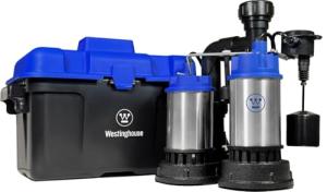 Westinghouse 1/2 HP Sump Pump Battery Backup System