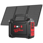 POWSTREAM 167Wh Solar Generator with 30W Panel