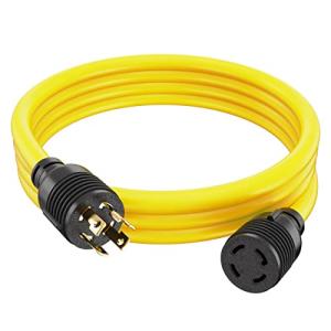 Houseables 30 Amp Heavy Duty Generator Cord 10FT