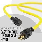 Houseables 30 Amp Heavy Duty Generator Cord 10FT