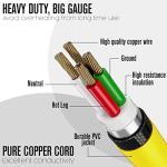 Houseables 30 Amp Heavy Duty Generator Cord 10FT
