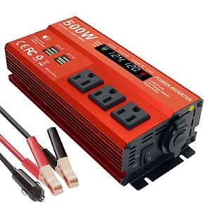 500W Car Power Inverter with USB Ports
