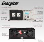 Energizer 1100W Pure Sine Wave Inverter with USB