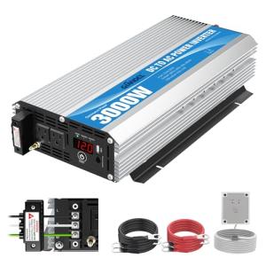 3000 Watt Power Inverter with Remote and USB Port