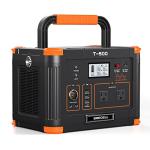500W Portable Power Station with 2 AC Outlets