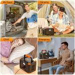 500W Portable Power Station with 2 AC Outlets