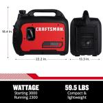 Craftsman 3,000-Watt Portable Gas Generator
