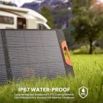 ZOUPW 100W Portable Solar Panel Charger