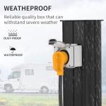 50 Amp Outdoor RV Power Outlet Box