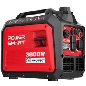 PowerSmart 3600W Portable Inverter Generator with CO Protection