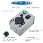 Journeyman Pro Pre-Wired Transfer Switch for Generators