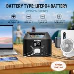 SinKeu 38,400mAh Portable Power Station for Outdoor Use