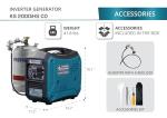 Konner&Sohnen 2000W Dual Fuel Inverter Generator