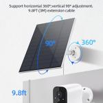 5W Solar Panel for Outdoor Security Cameras