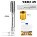 M14x1.25 Spark Plug Thread Repair Kit, 11pcs