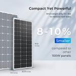 Renogy 100 Watt Solar Panel 2-Pack for Off-Grid