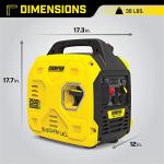 Champion 2500W Portable Dual Fuel Inverter Generator