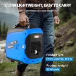 AidBuilt 2500 Watt Quiet Portable Inverter Generator
