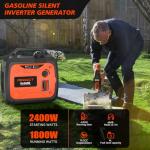 2400W Portable Gas Inverter Generator for Home & Camping