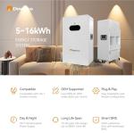 16kWh Lithium Solar Battery for Home, RV, Camping