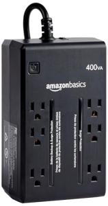 Amazon Basics 400VA Battery Backup & Surge Protector